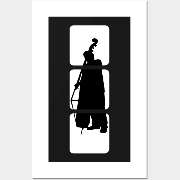 Double Bass Double Bass Jazz Musician Wall Art by Quentin1984